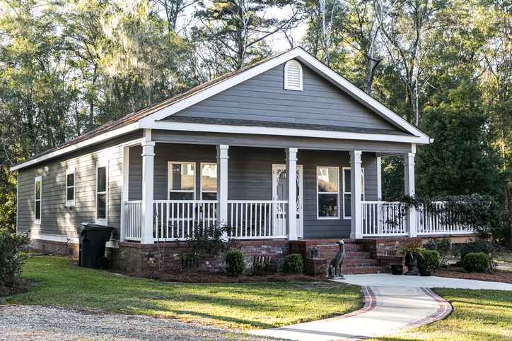 Manufactured home with an increase in value after upgrades